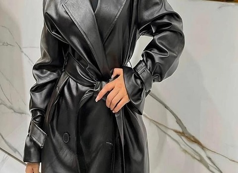 تصویر 2 از فروش پالتو چرم زنانه + قیمت خرید به صرفه